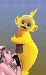 Тётя и Телепузик